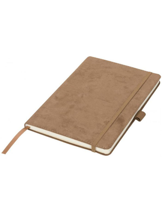 Carbon A5 Suede Notizbuch Braun