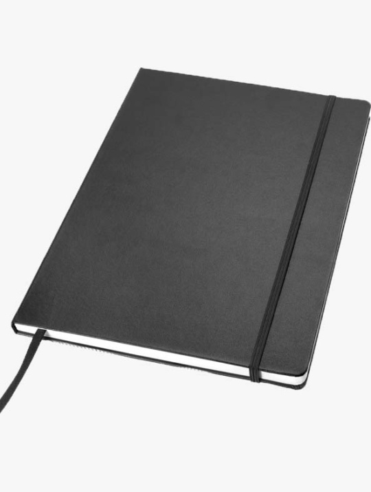 Executive A4 Hard Cover Notizbuch Schwarz